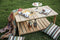 Festival Depot 37.5" Patio Coffee Table Wooden Table with Storage Shelf Outdoor Furniture for Lawn Deck, Natural Finish